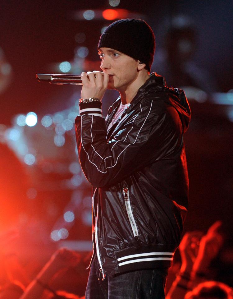 Eminem leads all male performers with eight nominations at the MTV Video Music Awards on Sunday night. (Kevin Winter/Getty Images) Eminem leads all male performers with eight nominations at the MTV Video Music Awards on Sunday night. (Kevin Winter/Getty Images)
