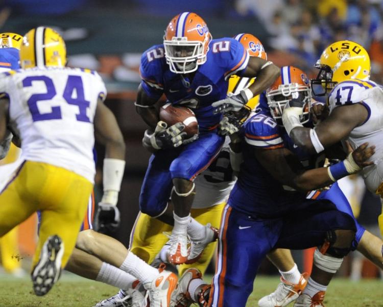 Last year in Florida, the Gators won 51-21. They'll try and avenge a bitter loss in 2007 to the Tigers on Saturday night. (Al Messerschmidt/Getty Images) Last year in Florida, the Gators won 51-21. They'll try and avenge a bitter loss in 2007 to the Tigers on Saturday night. (Al Messerschmidt/Getty Images)