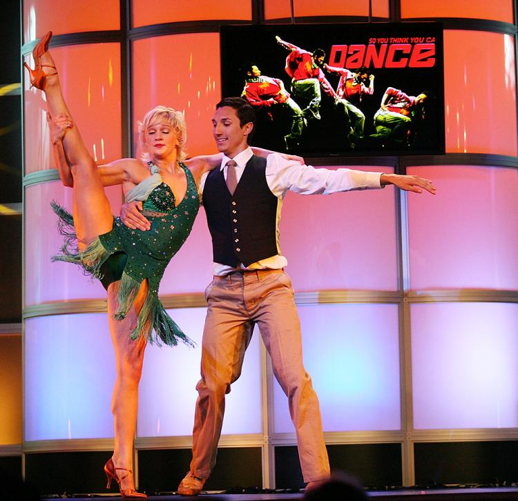 Dancers from the television show 'So You Think You Can Dance' perform during the Television Critics Association Press Tour at the Beverly Hilton Hotel July 14, 2008 in Beverly Hills, California. (Frederick M. Brown/Getty Images) Dancers from the television show 'So You Think You Can Dance' perform during the Television Critics Association Press Tour at the Beverly Hilton Hotel July 14, 2008 in Beverly Hills, California. (Frederick M. Brown/Getty Images)