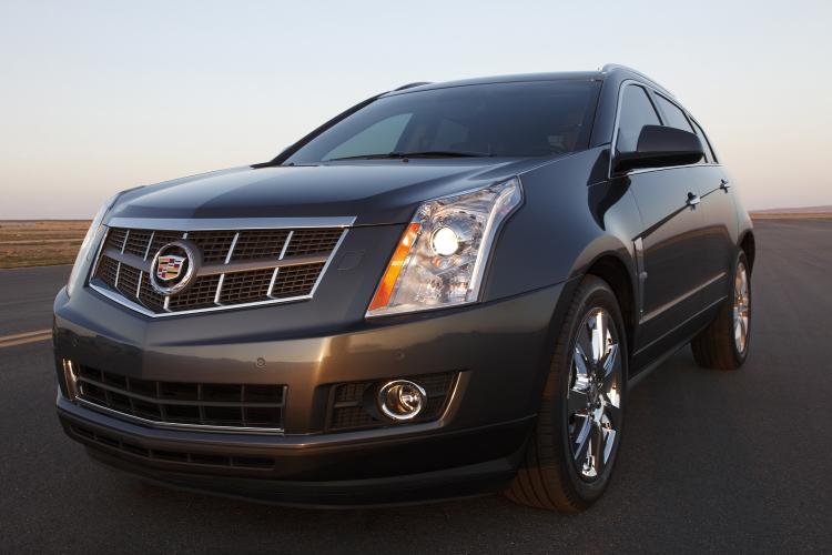 The 2011 Cadillac SRX, one of the models of GM cars being recalled due to seatbelt issues. (Courtesy of GM) The 2011 Cadillac SRX, one of the models of GM cars being recalled due to seatbelt issues. (Courtesy of GM)
