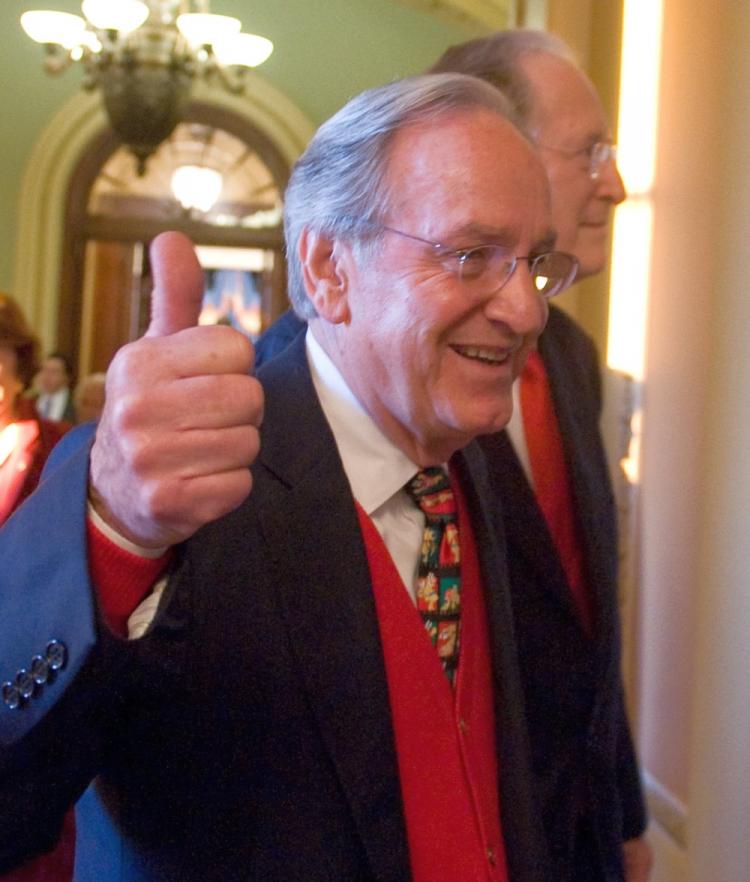 U.S. Democratic Senator Tom Harkin (R) of Iowa said, 'Going to college should not be like going to a casino, where the odds are stacked against you.' (Saul Loeb/AFP/Getty Images) U.S. Democratic Senator Tom Harkin (R) of Iowa said, 'Going to college should not be like going to a casino, where the odds are stacked against you.' (Saul Loeb/AFP/Getty Images)