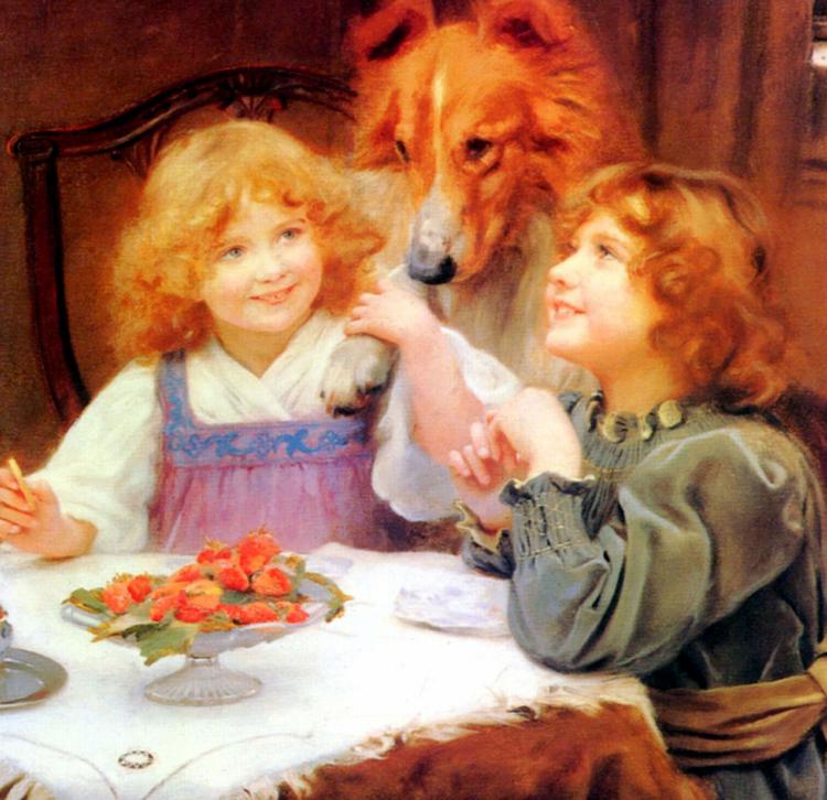 ADORABLE: 'High Expectations,' oil on canvas, private collection, is a classic painting by Arthur John Elsley, an English painter of the 19th century. (ARTRENEWAL.org) ADORABLE: 'High Expectations,' oil on canvas, private collection, is a classic painting by Arthur John Elsley, an English painter of the 19th century. (ARTRENEWAL.org)