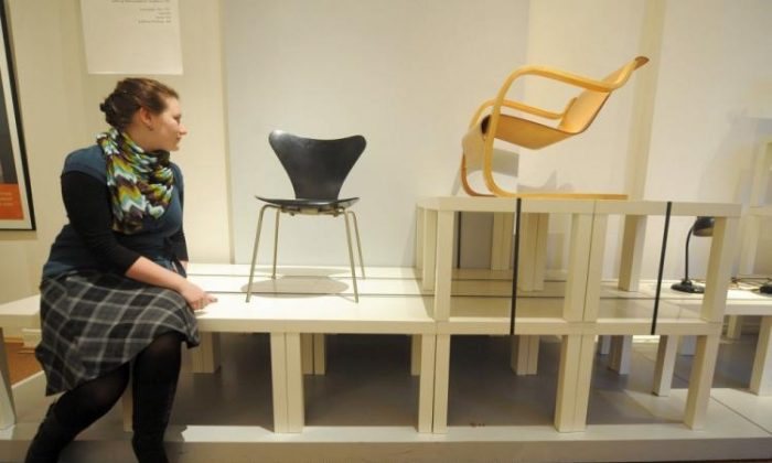 A woman looks at chairs on display at an exhibition of pieces by Swedish furniture designer Ikea in the northern German city of Hamburg on Nov. 4, 2009. (Nigel Treblin/AFP/Getty Images )