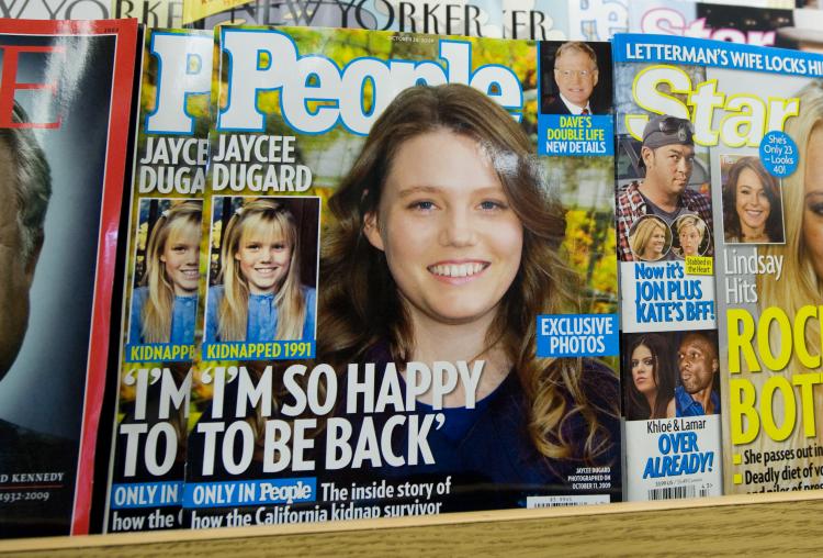 Jaycee Dugard's alleged captors, Philip and Nancy Garrido, were indicted this week. Pictured above, a People magazine story with Dugard featured on the cover in October 2009. (Saul Loeb/AFP/Getty Images) Jaycee Dugard's alleged captors, Philip and Nancy Garrido, were indicted this week. Pictured above, a People magazine story with Dugard featured on the cover in October 2009. (Saul Loeb/AFP/Getty Images)