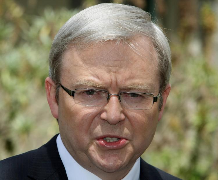 Prime Minister Kevin Rudd has announced a handout of $300 million to aid local governance, but council reforms are also needed, says public policy expert Dr Brad Pettitt. (Greg Wood/AFP/Getty Images) Prime Minister Kevin Rudd has announced a handout of $300 million to aid local governance, but council reforms are also needed, says public policy expert Dr Brad Pettitt. (Greg Wood/AFP/Getty Images)