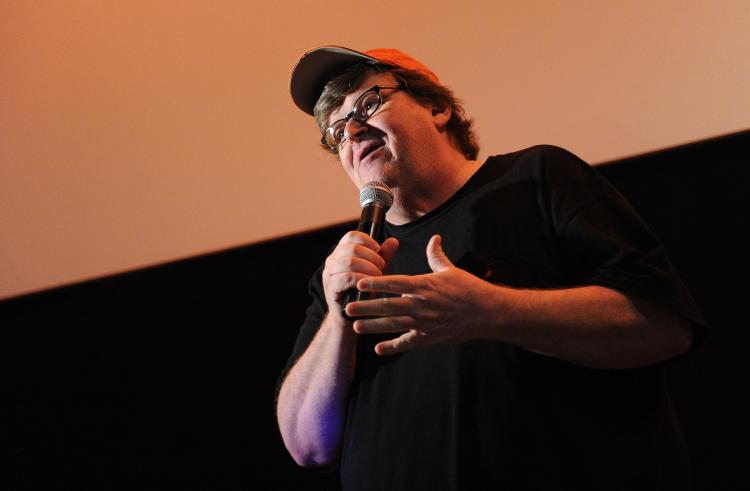 Michael Moore has pledged $20,000 to help Wikileaks founder Julian Assange post bail. (Jason Kempin/Getty Images) Michael Moore has pledged $20,000 to help Wikileaks founder Julian Assange post bail. (Jason Kempin/Getty Images)