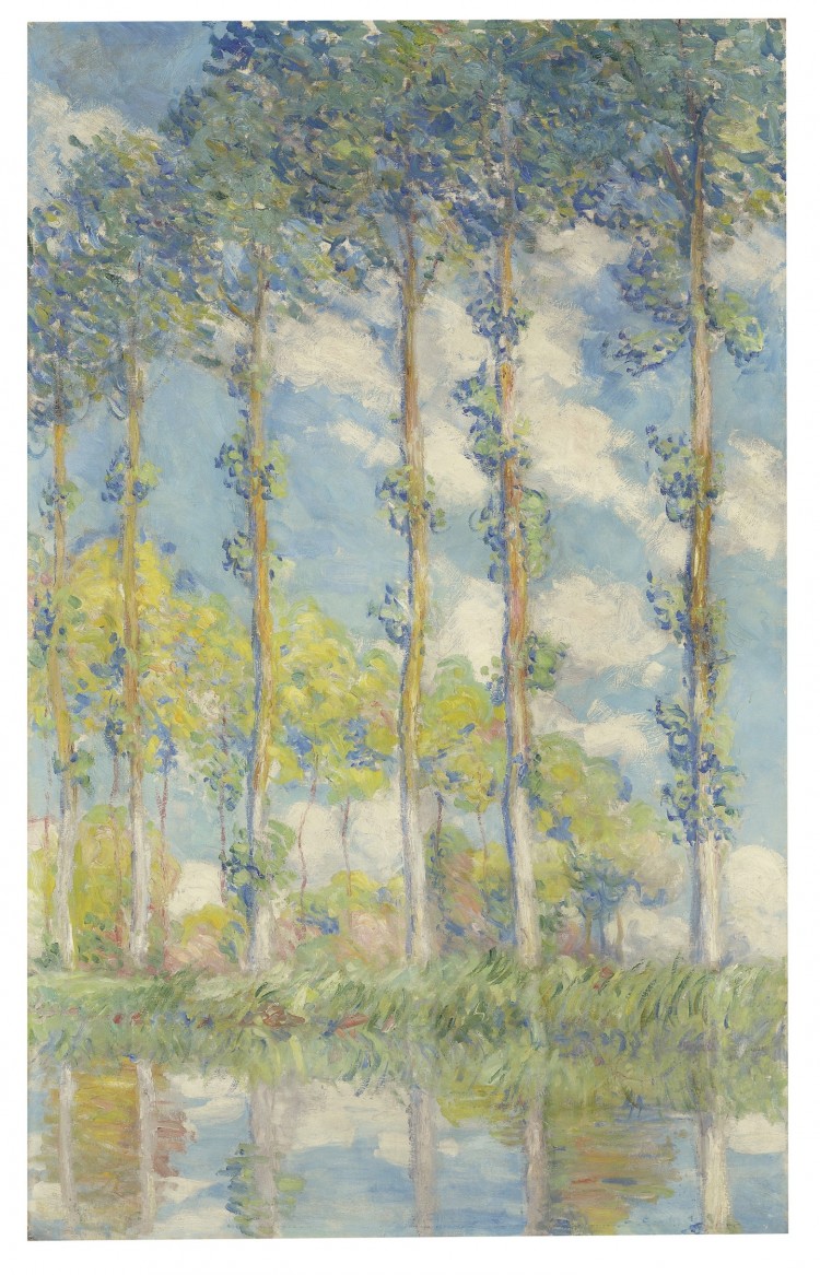 'Les Peupliers' by impressionist artist Claude Monet (1840-1926) sold at Christie's New York in May for $22.5 million. (Courtesy of Christie's Images Ltd. 2011) 'Les Peupliers' by impressionist artist Claude Monet (1840-1926) sold at Christie's New York in May for $22.5 million. (Courtesy of Christie's Images Ltd. 2011)