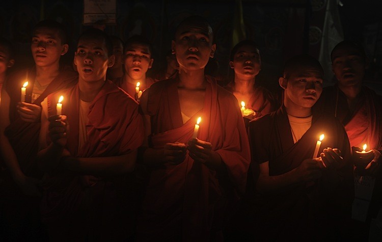 Tibetans living in exile in India launched protests throughout India over Chinese actions in Tibet after a spate of self-immolation's by Buddhist monks and to mark the 50th anniversary of a Chinese attack in India on Oct. 20, 1962. (Diptendu Dutta/AFP/Getty Images) Tibetans living in exile in India launched protests throughout India over Chinese actions in Tibet after a spate of self-immolation's by Buddhist monks and to mark the 50th anniversary of a Chinese attack in India on Oct. 20, 1962. (Diptendu Dutta/AFP/Getty Images)