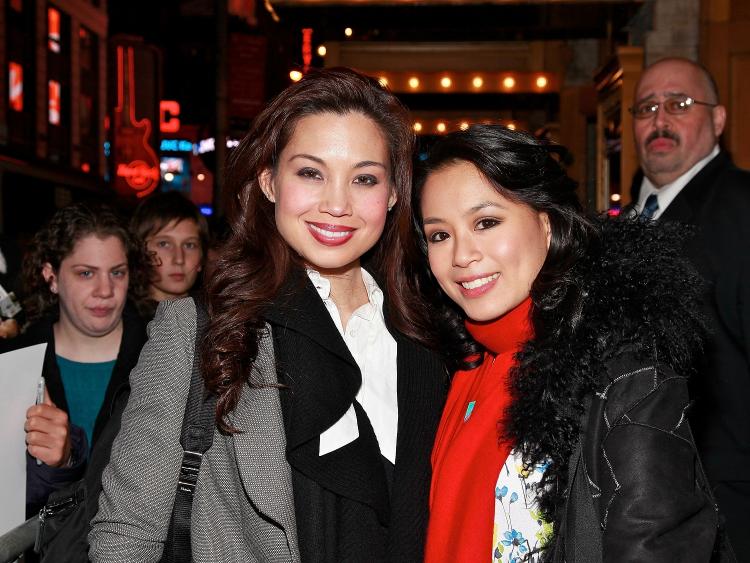 Natalie Mendoza (L) and T.V. Carpio leave the theater after the opening night preview of 'Spider-Man: Turn Off the Dark' at the Foxwoods Theater on November 28, 2010 in New York City. (Charles Eshelman/Getty Images) Natalie Mendoza (L) and T.V. Carpio leave the theater after the opening night preview of 'Spider-Man: Turn Off the Dark' at the Foxwoods Theater on November 28, 2010 in New York City. (Charles Eshelman/Getty Images)