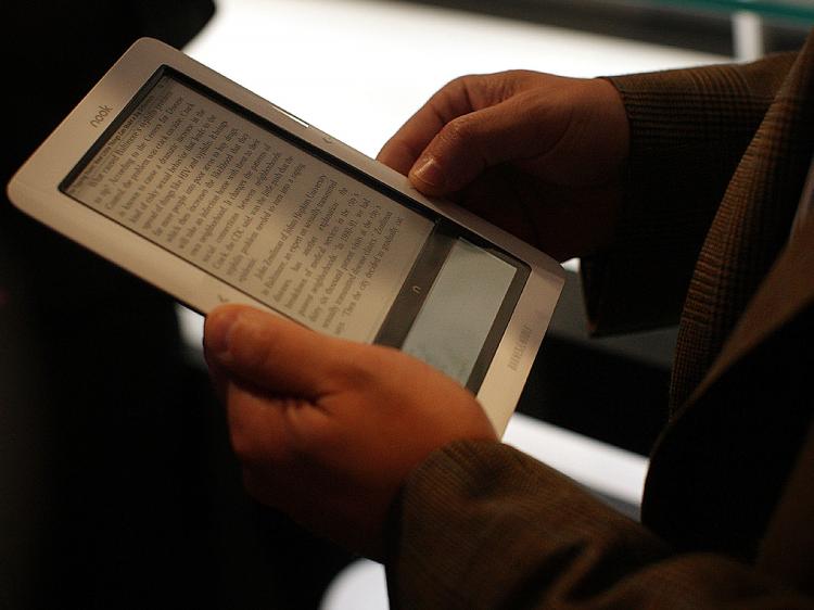 Barnes & Noble's Nook digital reader is facing off against Amazon's Kindle in a price war. (Spencer Platt/Getty Images) Barnes & Noble's Nook digital reader is facing off against Amazon's Kindle in a price war. (Spencer Platt/Getty Images)