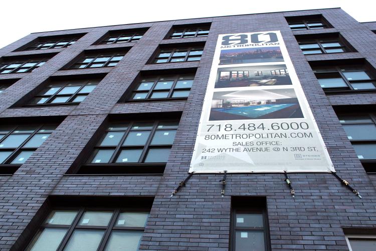 An empty new apartment building is shown July 8, 2009 in the Brooklyn neighborhood of Williamsburg in New York City. (Spencer Platt/Getty Images) An empty new apartment building is shown July 8, 2009 in the Brooklyn neighborhood of Williamsburg in New York City. (Spencer Platt/Getty Images)
