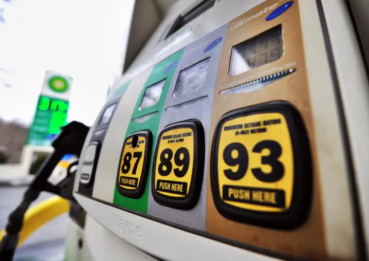 Gas prices continue their upward climb, bucking oil trends. (Jewel Samad/AFP/Getty Images)