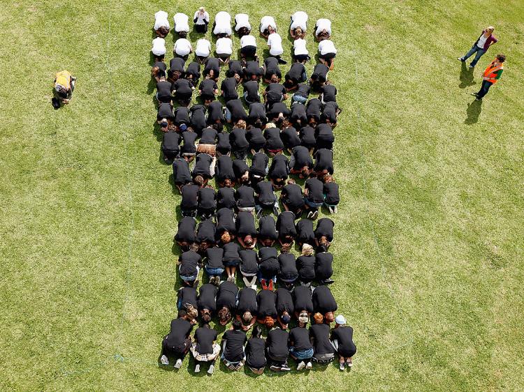 GLOBAL BRAND: Guinness celebrates its 250th year with a human shaped pint of Guinness at Hooten Reserve, in Auckland, New Zealand. There are plans to celebrate the anniversary across the globe. (Hannah Johnston/Getty Images) GLOBAL BRAND: Guinness celebrates its 250th year with a human shaped pint of Guinness at Hooten Reserve, in Auckland, New Zealand. There are plans to celebrate the anniversary across the globe. (Hannah Johnston/Getty Images)