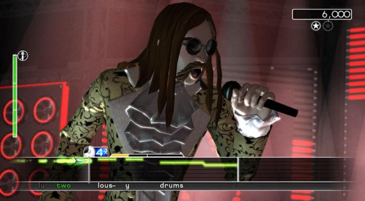 A screen shot of the new game 'Rock Band 3' (Harmonix) A screen shot of the new game 'Rock Band 3' (Harmonix)