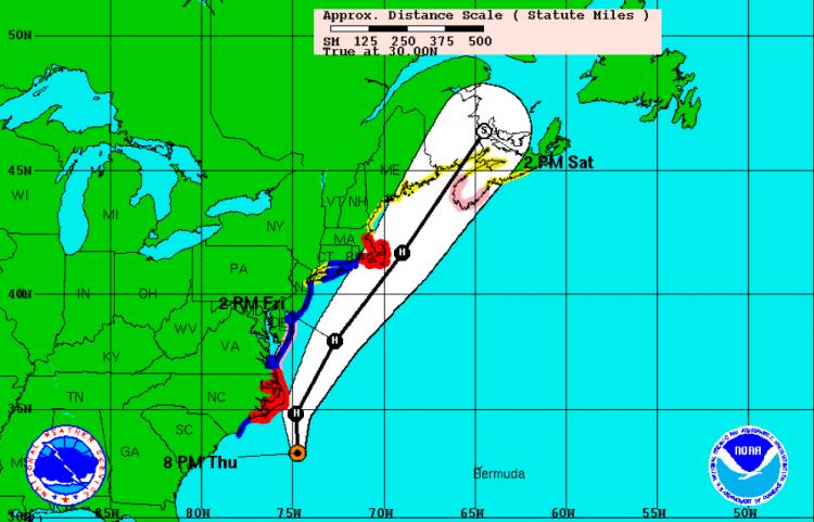DANGEROUS ARRIVAL: Hurricane Earl was merely 160 miles away from Cape Hatteras, N.C. at 8 p.m. EDT Thursday. (NOAA) DANGEROUS ARRIVAL: Hurricane Earl was merely 160 miles away from Cape Hatteras, N.C. at 8 p.m. EDT Thursday. (NOAA)