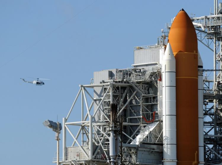Space shuttle Discovery rests on Pad 39A November 1, 2010 at Kennedy Space Center in Florida as preparations are made for a scheduled Nov. 3 launch. (Stan Honda/AFP/Getty Images) Space shuttle Discovery rests on Pad 39A November 1, 2010 at Kennedy Space Center in Florida as preparations are made for a scheduled Nov. 3 launch. (Stan Honda/AFP/Getty Images)