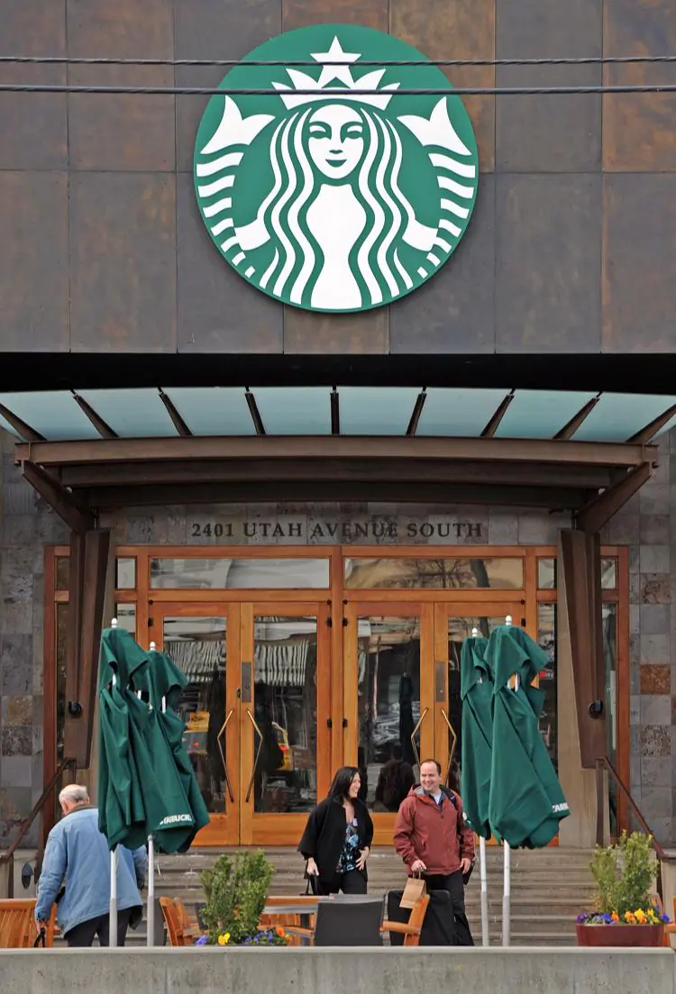 Starbucks Center, headquarters for the international coffee and coffeehouse chain, is seen in Seattle, Wash. (Mark Ralston/AFP/Getty Images)