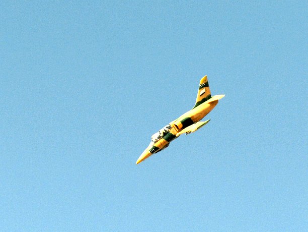 A Syrian army fighter jet flies over the northern city of Aleppo on October 13, 2012. Syria's military has stepped up its use of the widely banned cluster bombs during battles against rebel forces. (Tauseef Mustafa/AFP/GettyImages) A Syrian army fighter jet flies over the northern city of Aleppo on October 13, 2012. Syria's military has stepped up its use of the widely banned cluster bombs during battles against rebel forces. (Tauseef Mustafa/AFP/GettyImages)
