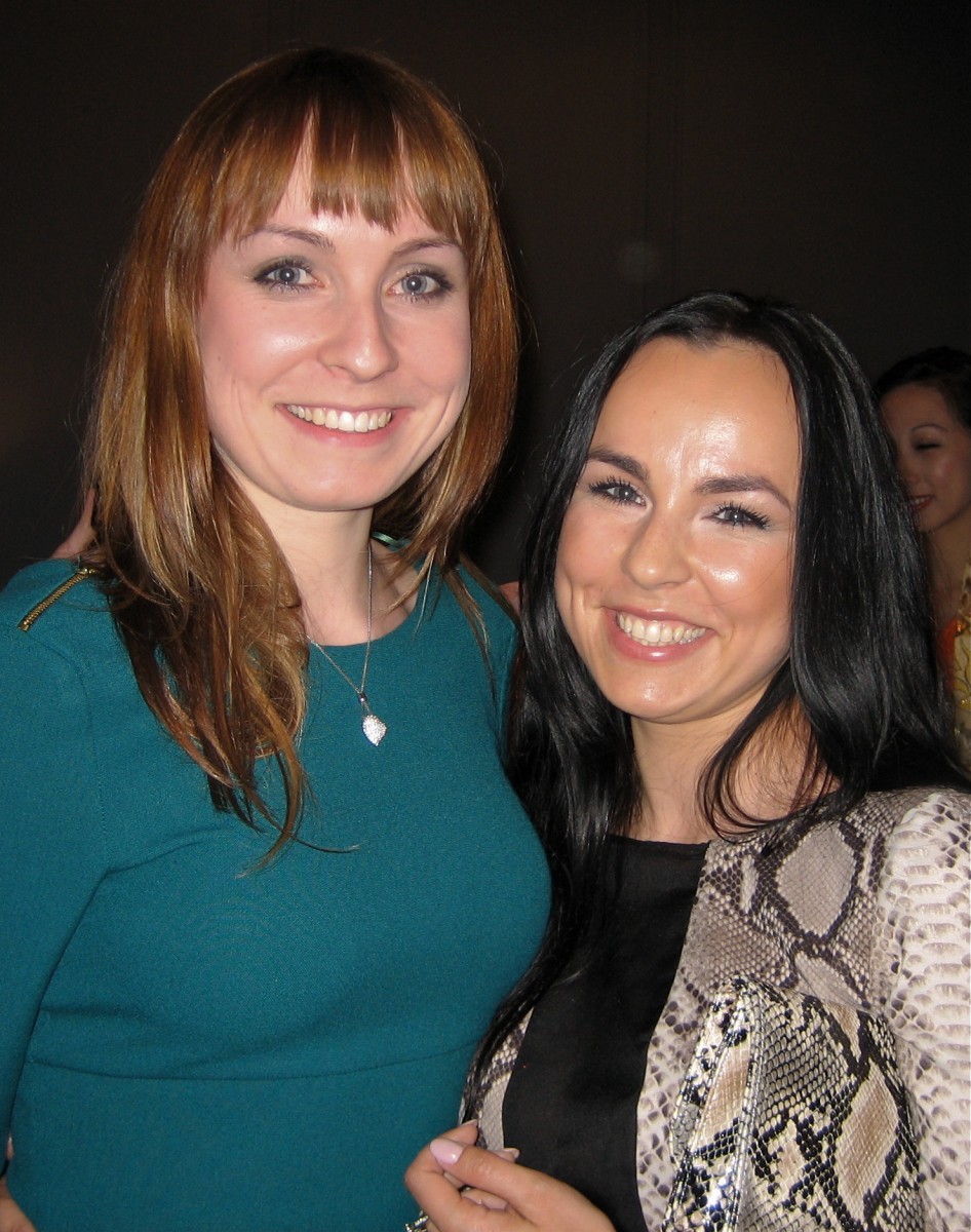 tara_4.20_Margaret+Brzakalska_FormerPolishDancer Margaret Brzakalska and Alexandra Scalvini attend Shen Yun