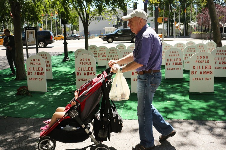 Arms Control Activists Demonstrate Outside United Nations Headquarters Epoch Times Photo