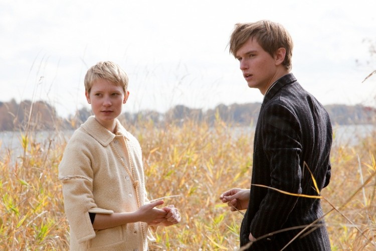 Mia Wasikowska as Annabel and Henry Hopper as Enoch in 'Restless,' a quirky, slow-paced drama directed by Gus Van Sant. (Scott Green/Sony Pictures Classics ) Mia Wasikowska as Annabel and Henry Hopper as Enoch in 'Restless,' a quirky, slow-paced drama directed by Gus Van Sant. (Scott Green/Sony Pictures Classics )