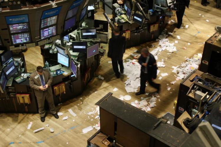 Traders work on the floor of the New York Stock Exchange.. (Spencer Platt/Getty Images) Traders work on the floor of the New York Stock Exchange.. (Spencer Platt/Getty Images)