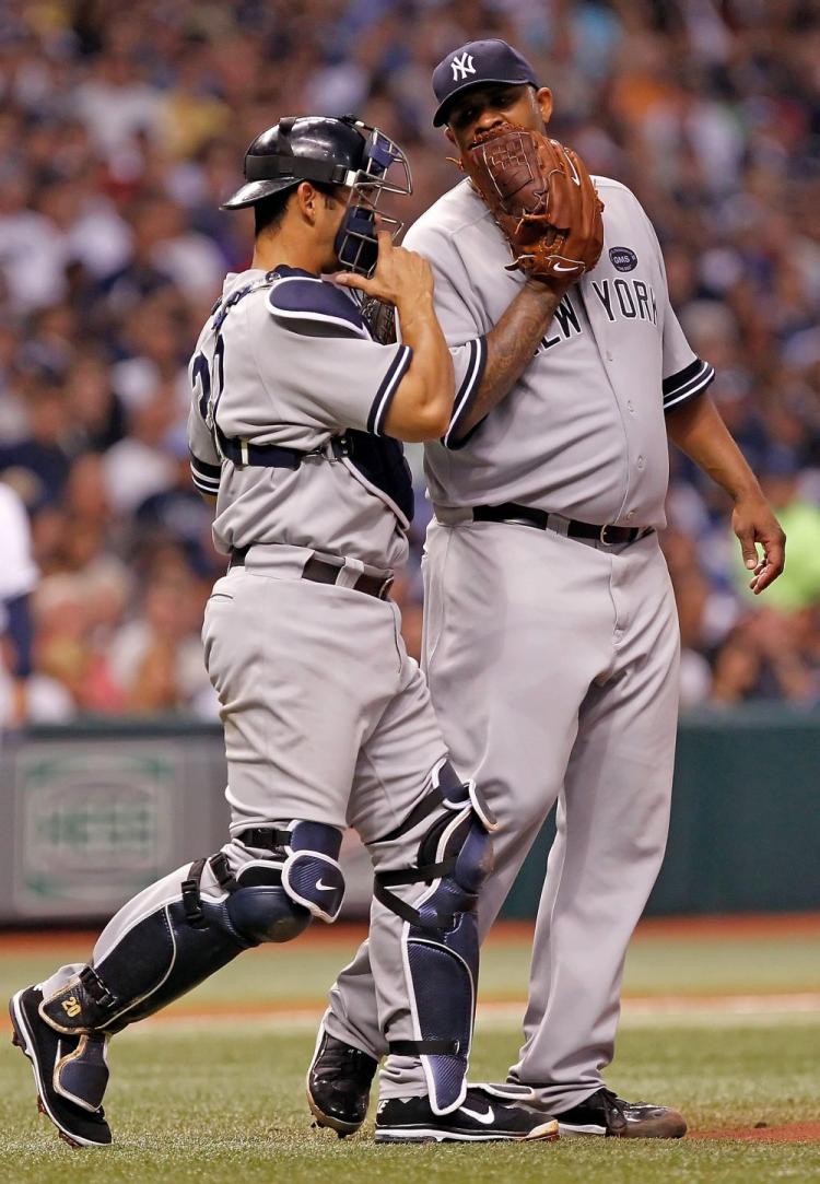 Veteran ace C.C. Sabathia will likely be on the mound against the Baltimore Orioles in this weekend's tough test. (J. Meric/Getty Images ) Veteran ace C.C. Sabathia will likely be on the mound against the Baltimore Orioles in this weekend's tough test. (J. Meric/Getty Images )