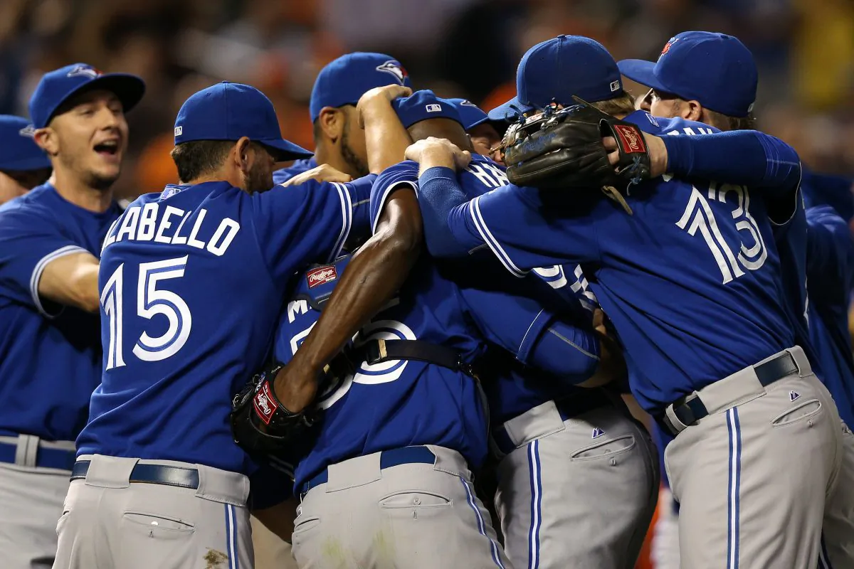 The red-hot Toronto Blue Jays currently are in the driver's seat for the homefield advantage through the playoffs. (Patrick Smith/Getty Images)