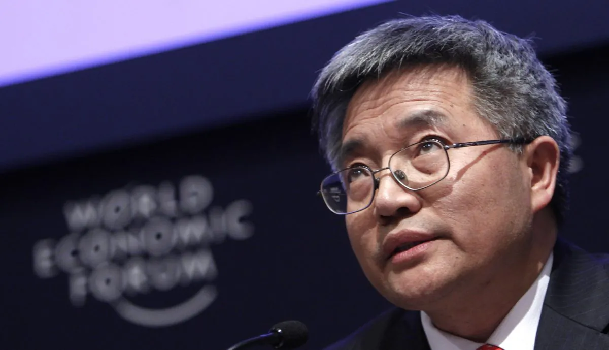 Chinese economics professor Zhang Weiying at the World Economic Forum in Davos, Switzerland, Jan. 26, 2011. Zhang believes Chinese state companies have many obstacles to innovation. (AP Photo/Virginia Mayo)