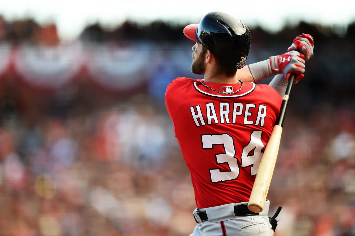 Young phenom Bryce Harper was on fire for the Washington Nationals for most of the season and will likely win NL MVP. (Thearon W. Henderson/Getty Images) 
