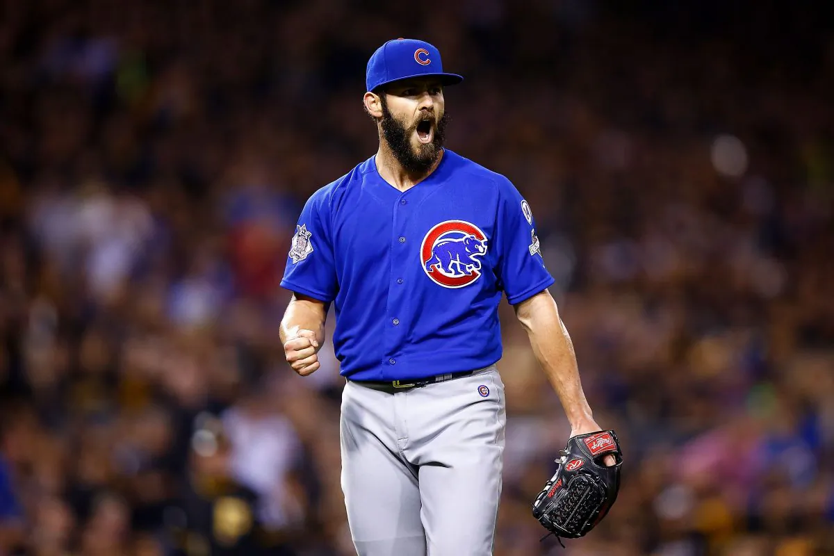 Cubs ace Jake Arrieta has the team in the NLDS after a brilliant complete game shutout of the Pirates in the wild card game. (Jared Wickerham/Getty Images) 