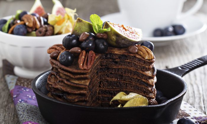 Gluten Free Chocolate Pancakes