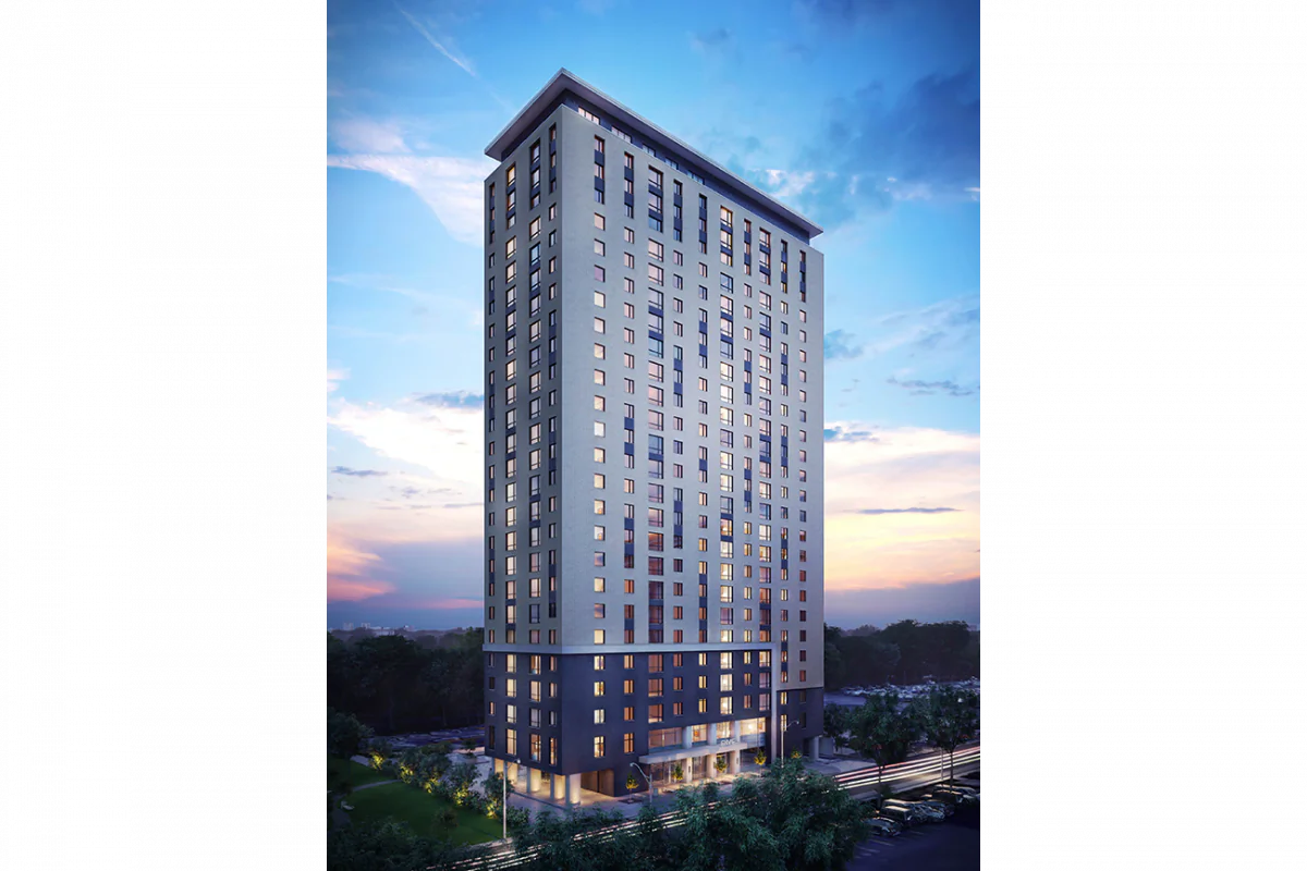 Rendering of Capital Hall, a 338-unit condo development by Ashcroft Homes close to Carleton University in Ottawa that intends to target the growing student population. (Courtesy of Ashcroft Homes)