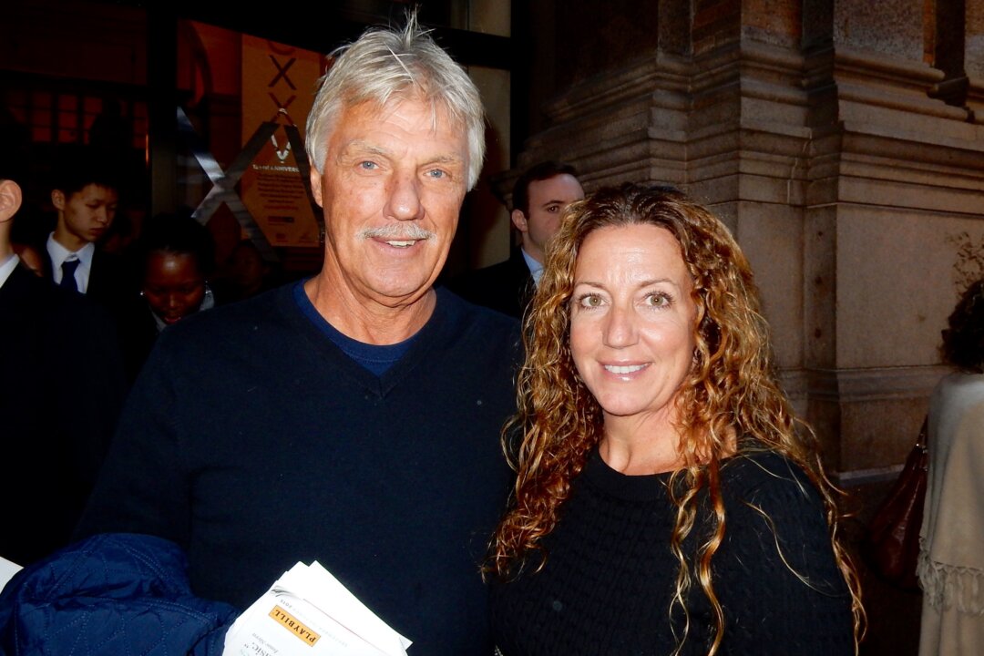 Andrew and Gail Gray attend the Shen Yun Symphony Orchestra performance at New York City's Carnegie Hall on Saturday Oct. 10, 2015. Mrs. Gail said that the "music transcended the soul." (Wei Yong/Epoch Times)