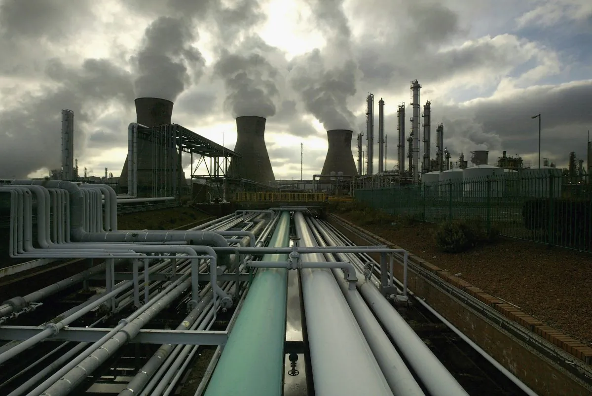 A huge oil refinery complex continues it's 24 hour production of petroleum and gas in Grangemouth, Scotland. Around 60 percent of oil and gas professionals think the recovery in oil industry already has begun or will begin in 2017, according to a survey. (Christopher Furlong/Getty Images)
