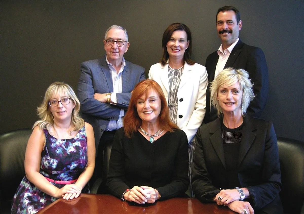 (Back L-R) David Eisenstadt, founder of tcgpr (The Communications Group Inc.); Linda O’Connor, CEO of Ryan Design; and David Klugsberg, president and COO of L.A. Inc. (Front L-R) Lianne McOuat, VP of strategy with McOuat Partnership; Barbara Lawlor, president and CEO of Baker Real Estate Inc.; and Tami Kenwell, president of Madhouse Inc. A recent Epoch Times roundtable brought together these top real estate sales and marketing players to discuss the importance of the Chinese market and offer insights into how they cater to it. (Epoch Times)