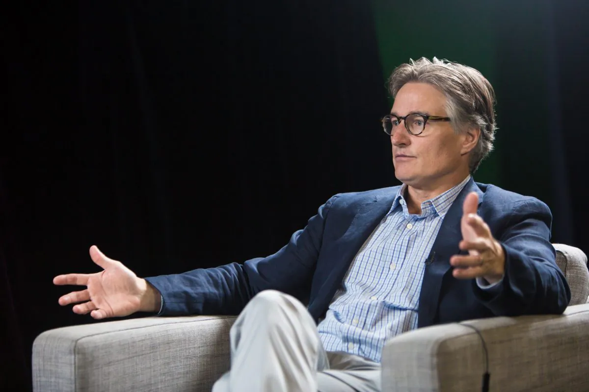 Halsey Minor, founder of Salesforce and Uphold, in New York, on Sept. 29, 2015. (Benjamin Chasteen/Epoch Times)
