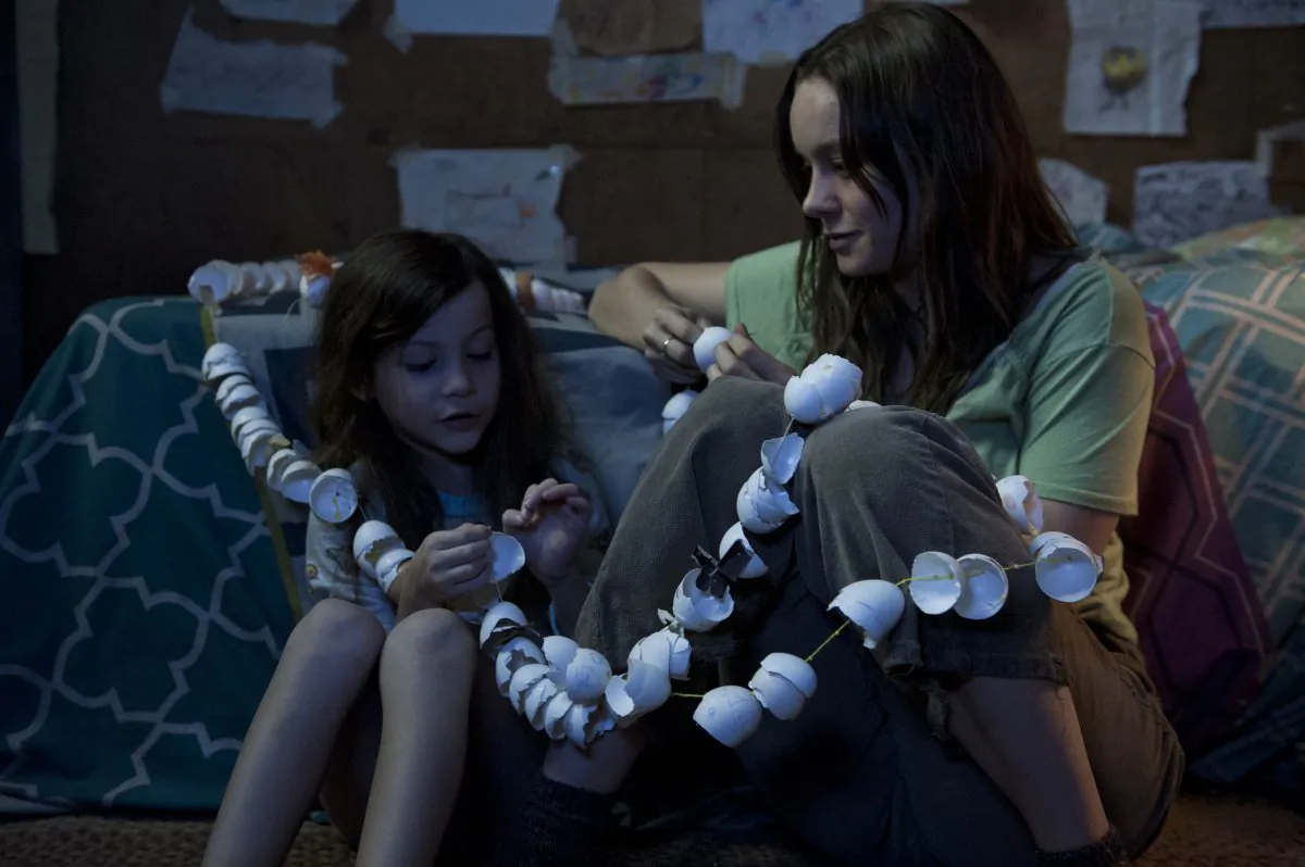 Brie Larson and Jacob Tremblay in the remarkable "Room" (BFI London Film Festival)