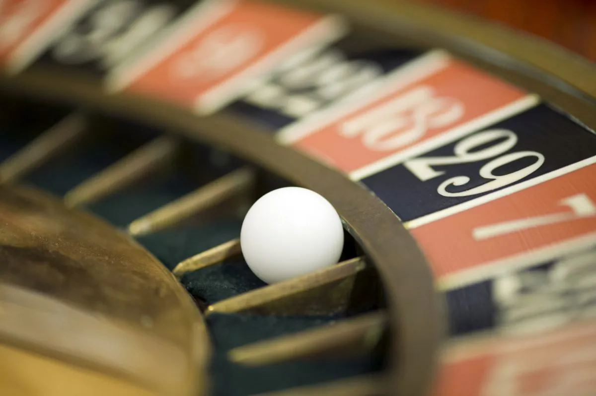 A roulette table is pictured in the Cerus Casino Academy, a school for croupiers in Paris, on February 27, 2013. (Lionel Bonaventure/AFP/Getty Images)