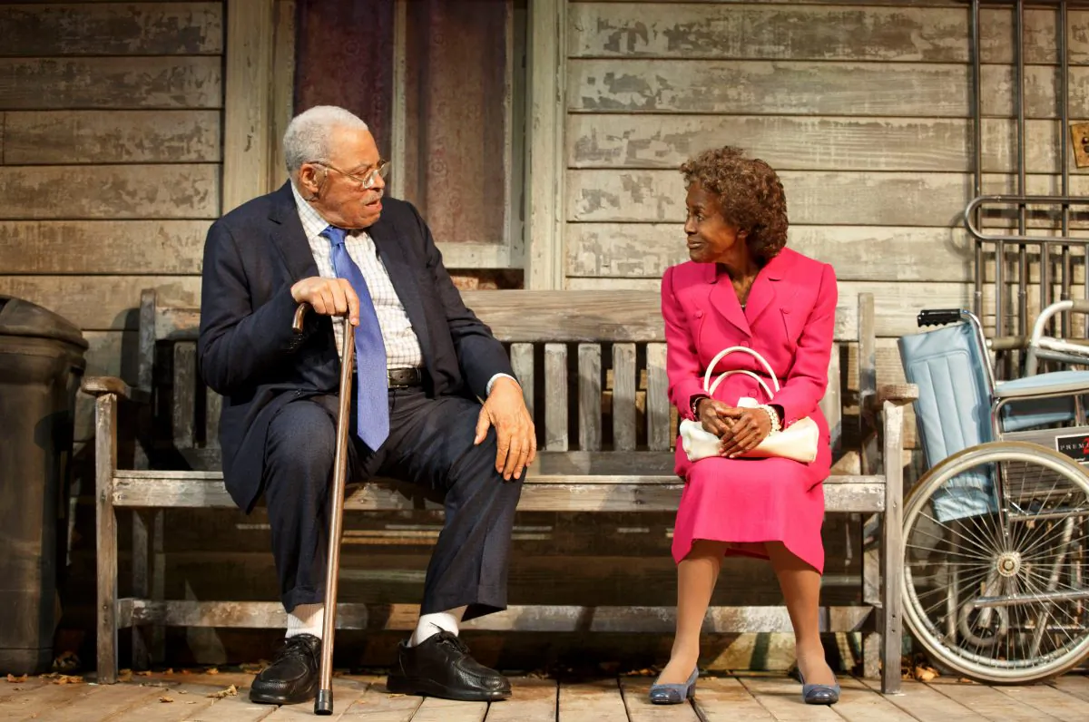 Stars James Earl Jones and Cicely Tyson make this rebooting of the D.L. Coburn play “The Gin Game” wonderful. (Joan Marcus)
