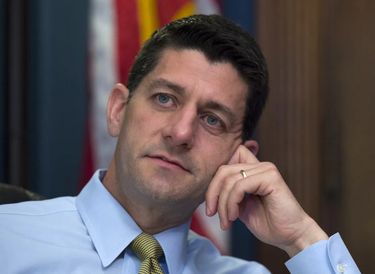Rep. Paul Ryan (R-Wis.) in his office on Capitol Hill in Washington, D.C., on June 9, 2015. Ryan seeking unity in a place it's rarely found, is telling House Republicans he will serve as their speaker only if they embrace him by week's end as their consensus candidate. (AP Photo/Molly Riley)