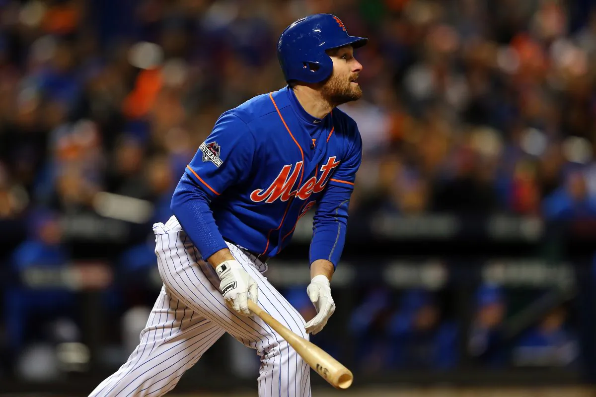 Daniel Murphy has homered in four straight games and has five home runs overall this postseason. (Elsa/Getty Images) 