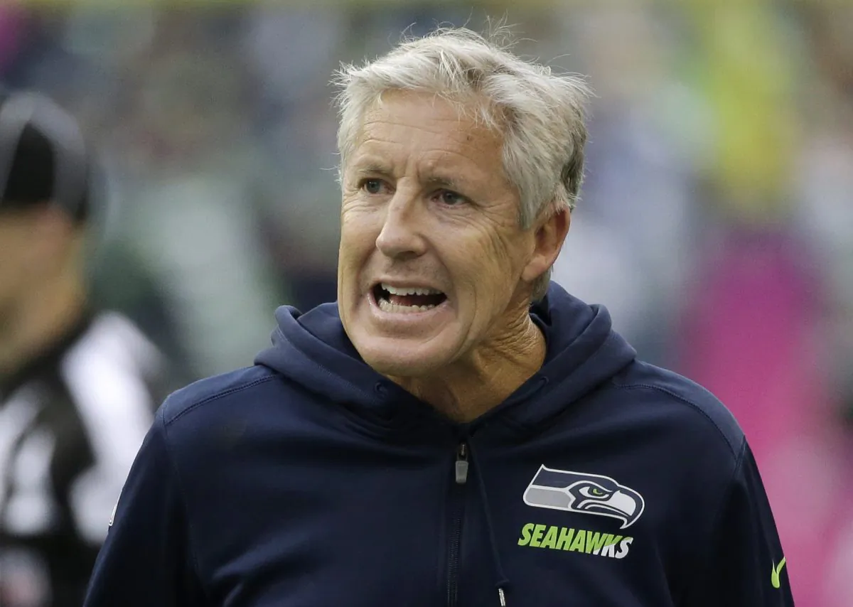 Seattle Seahawks head coach Pete Carroll has seen his team go from back-to-back Super Bowl appearances to last place this season, although there's still time for a comeback. (AP Photo/Elaine Thompson)