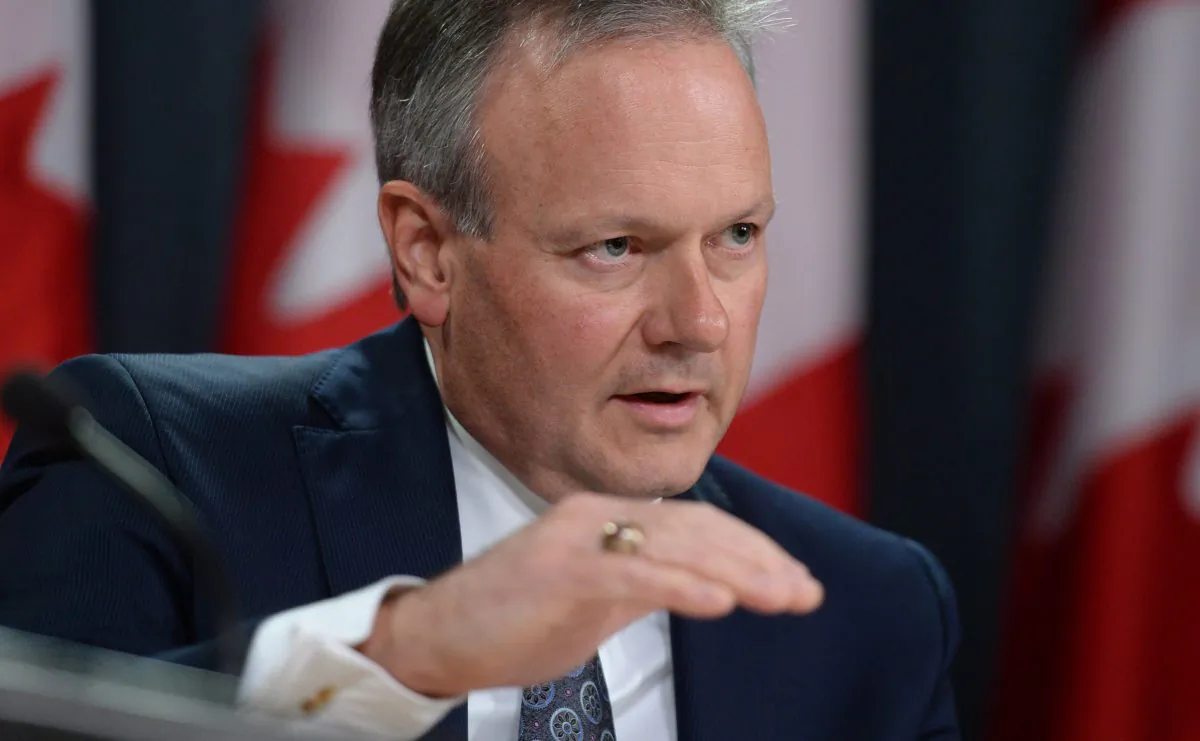 Bank of Canada governor Stephen Poloz speaks during a press conference at the National Press Theatre in Ottawa on Oct. 21, 2015. Canada’s central bank lowered growth forecasts for 2016 and 2017. (The Canadian Press/Sean Kilpatrick)