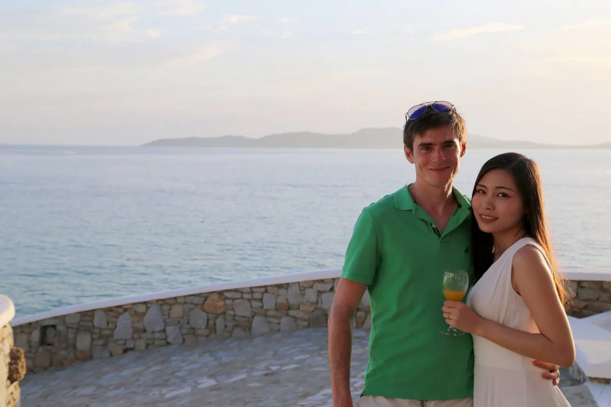 (L-R) Ben Hedges and his wife, Crescent Dai. (Courtesy of Ben Hedges.)