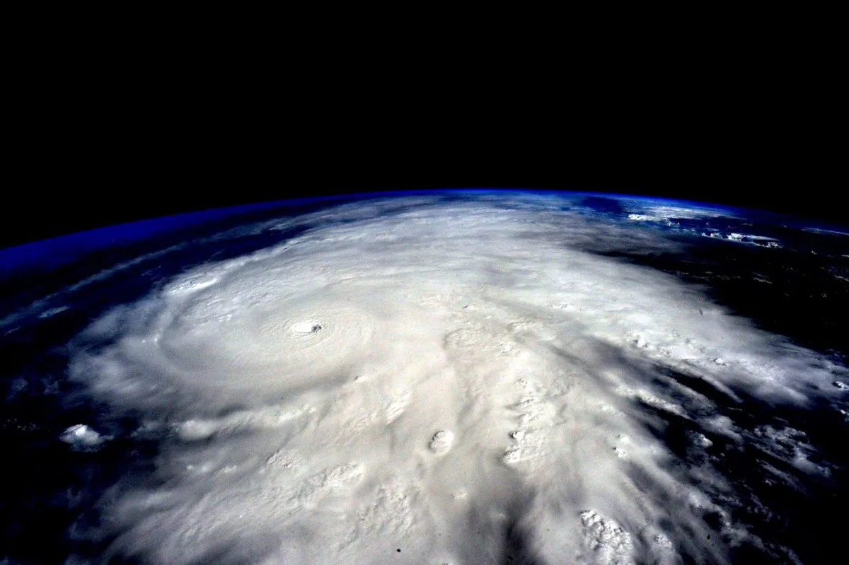 Hurricane Patricia seen from the International Space Station. The hurricane made landfall on the Pacfic Coast of Mexico on Oct. 23. (Scott Kelly/NASA via Getty Images)