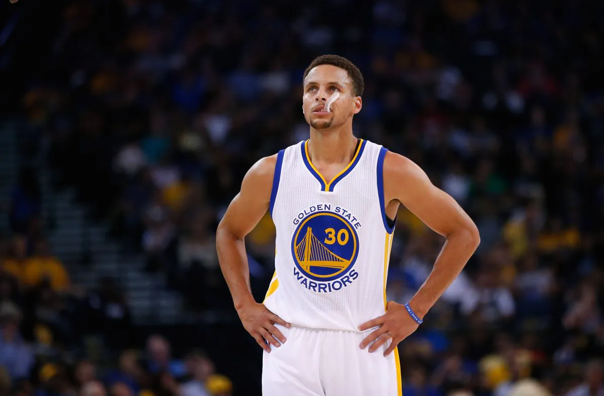 Stephen Curry led the NBA in three-pointers last year for the third straight year en route to being named league MVP. (Ezra Shaw/Getty Images) 