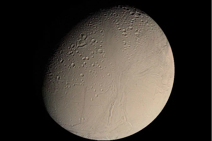Enceladus (NASA/JPL/USGS)