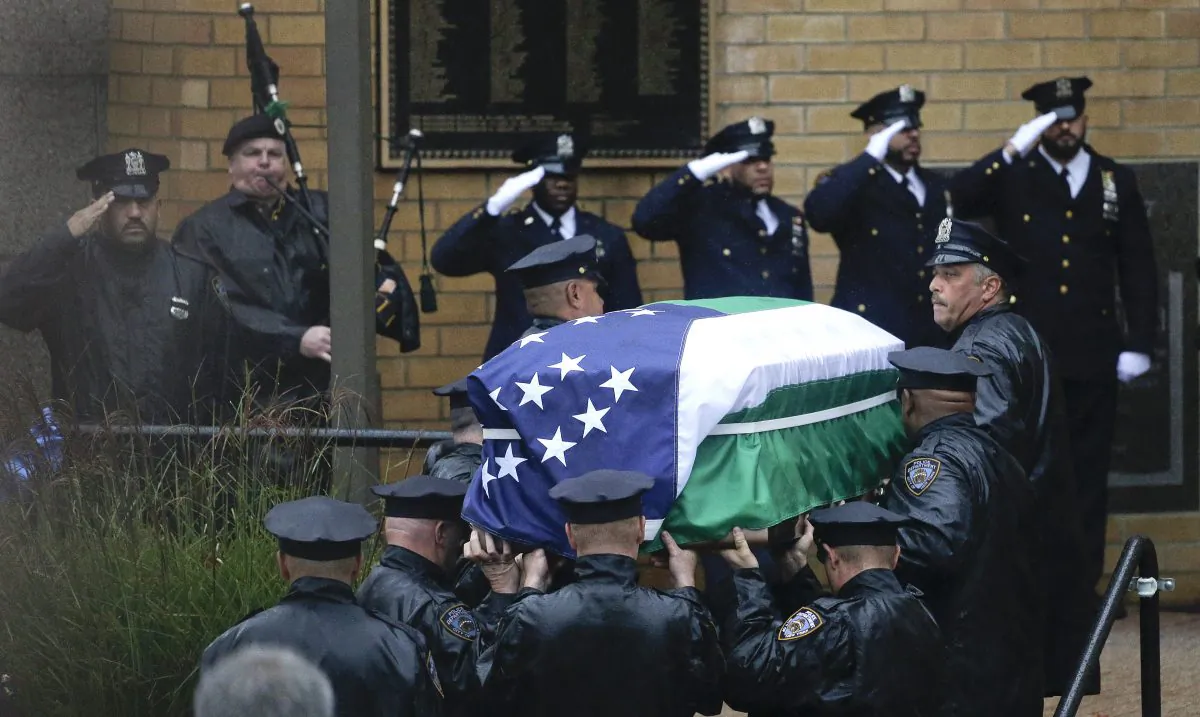 Funeral of Slain New York City Officer Draws Thousands
