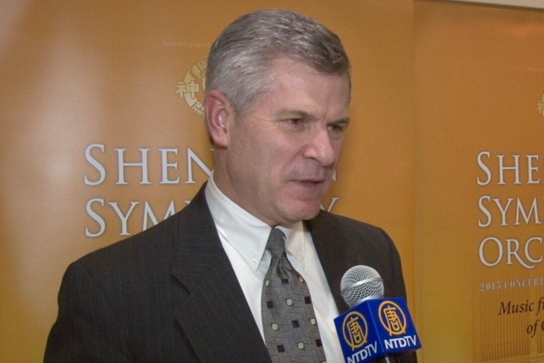 Valan Martini said that Shen Yun Symphony Orchestra is "something that is really, really special." He attended the Atlanta performance at the Woodruff Arts Center on Oct. 27, 2015. (Courtesy of NTD Television)